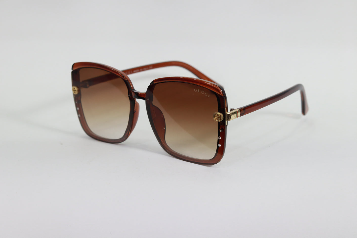 Gucci G343 | Oversized | Brown | FOSK59