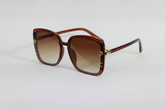 Gucci G343 | Oversized | Brown | FOSK59