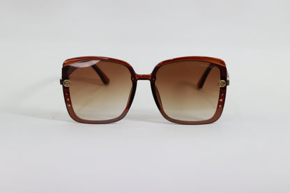 Gucci G343 | Oversized | Brown | FOSK59